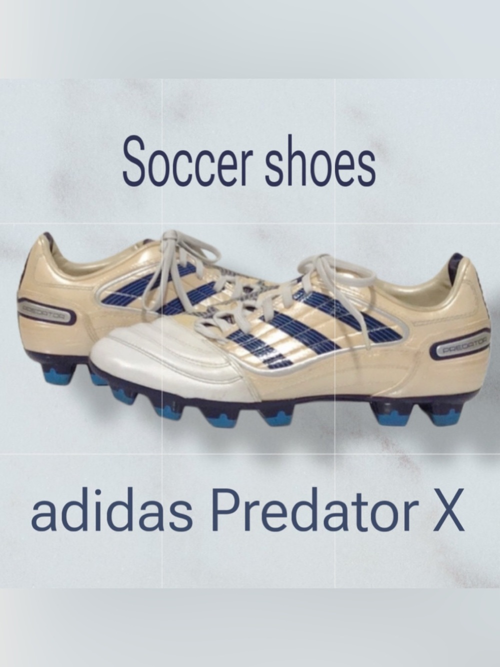 ADIDAS PREDATOR X Soccer Shoes Size 6.5 Mens/Boys